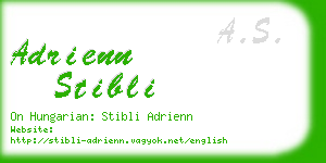 adrienn stibli business card